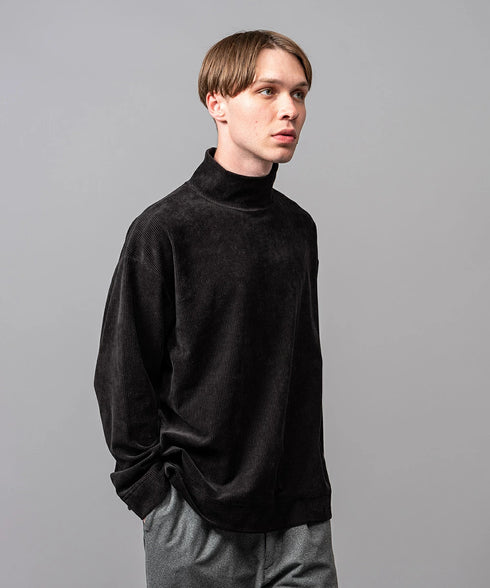 MR.OLIVE / STRETCH KNIT CORDUROY / BOTTLE NECK SHIRT ストレッチコーデュロイ/ボトルネックシャツ